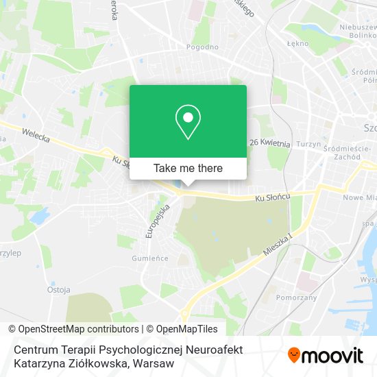 Centrum Terapii Psychologicznej Neuroafekt Katarzyna Ziółkowska map