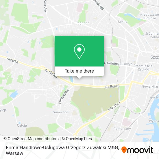 Firma Handlowo-Usługowa Grzegorz Zuwalski M&G map