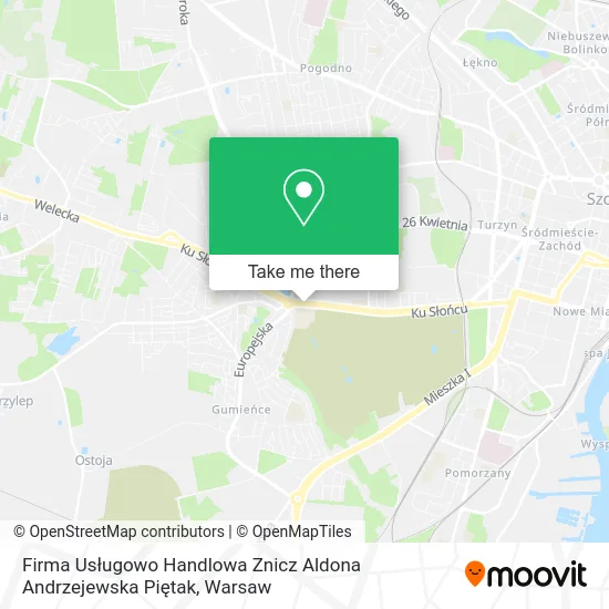 Firma Usługowo Handlowa Znicz Aldona Andrzejewska Piętak map