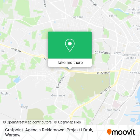 Grafpoint. Agencja Reklamowa. Projekt i Druk map