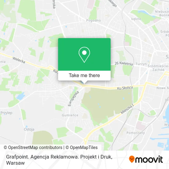 Карта Grafpoint. Agencja Reklamowa. Projekt i Druk