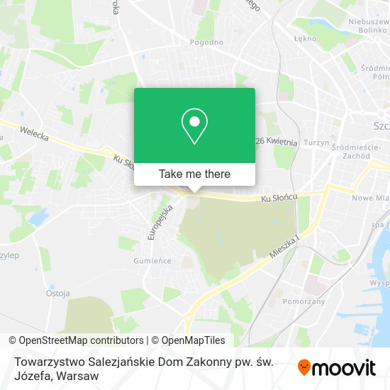 Towarzystwo Salezjańskie Dom Zakonny pw. św. Józefa map