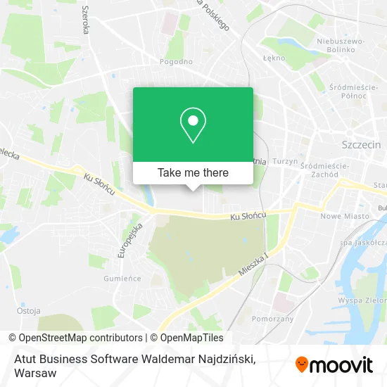 Atut Business Software Waldemar Najdziński map