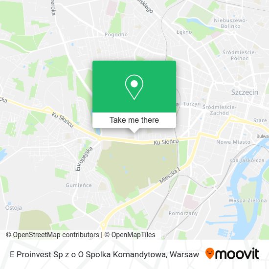 E Proinvest Sp z o O Spolka Komandytowa map