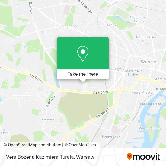Vera Bozena Kazimiera Turala map