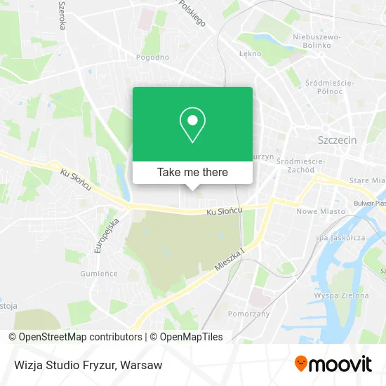 Карта Wizja Studio Fryzur