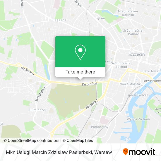 Mkn Uslugi Marcin Zdzislaw Pasierbski map