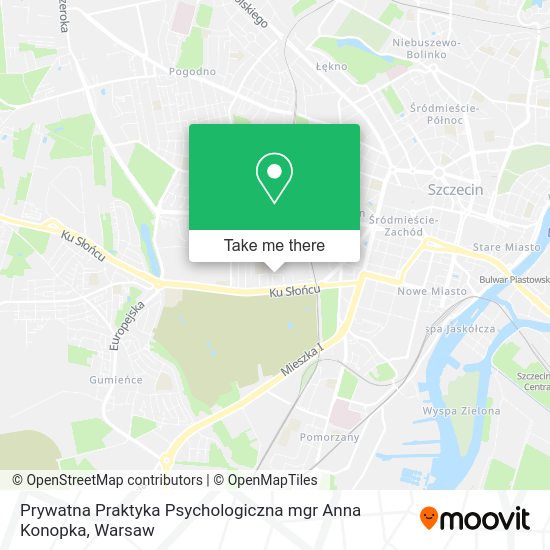 Prywatna Praktyka Psychologiczna mgr Anna Konopka map