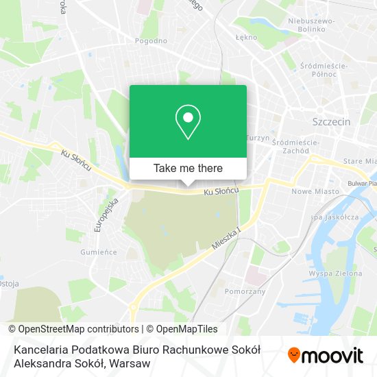 Kancelaria Podatkowa Biuro Rachunkowe Sokół Aleksandra Sokół map