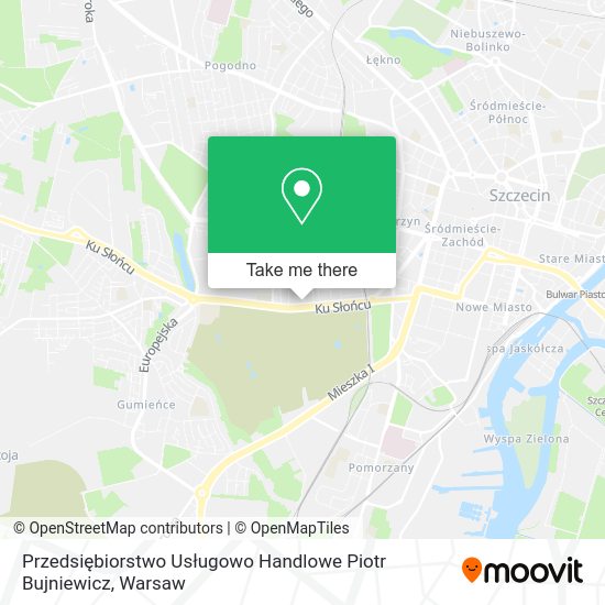 Przedsiębiorstwo Usługowo Handlowe Piotr Bujniewicz map