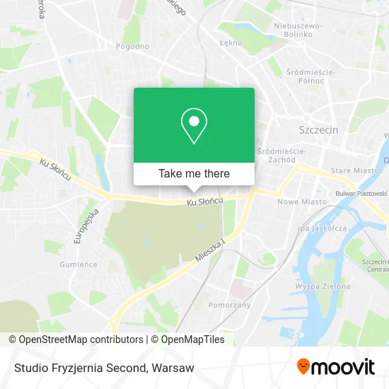 Карта Studio Fryzjernia Second