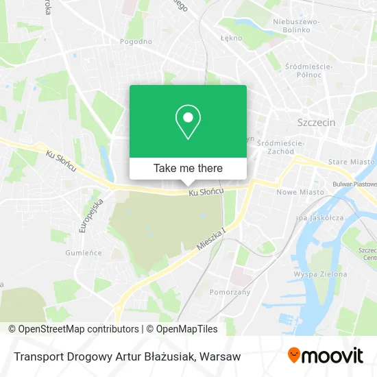 Transport Drogowy Artur Błażusiak map