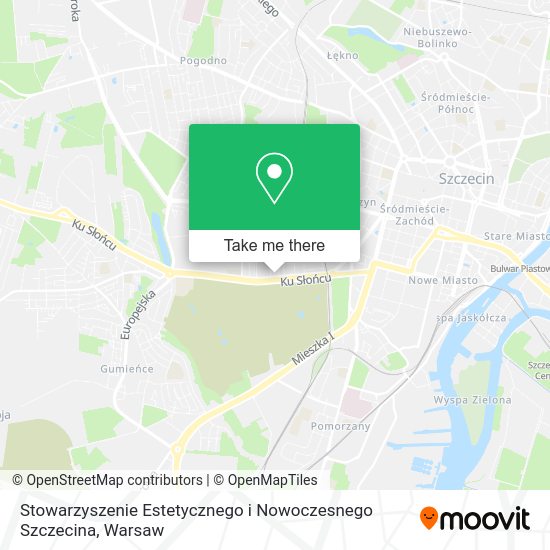 Карта Stowarzyszenie Estetycznego i Nowoczesnego Szczecina