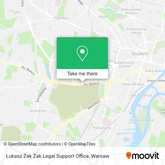 Łukasz Żak Żak Legal Support Office map