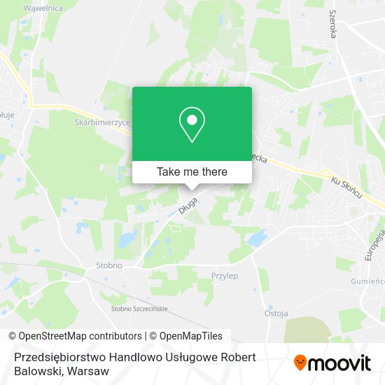 Przedsiębiorstwo Handlowo Usługowe Robert Balowski map