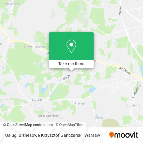 Usługi Biznesowe Krzysztof Ganczarski map
