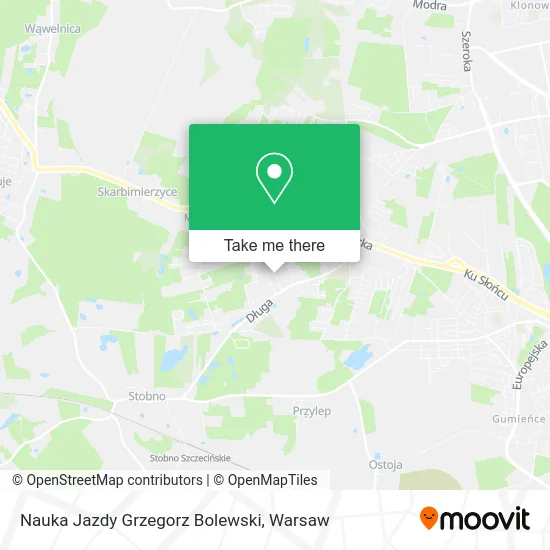 Nauka Jazdy Grzegorz Bolewski map
