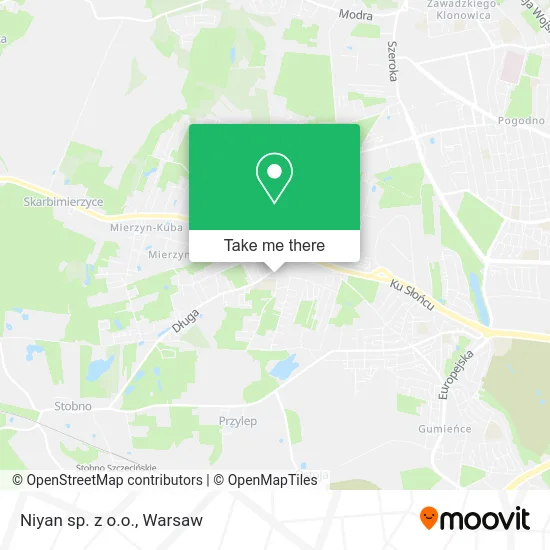 Niyan sp. z o.o. map