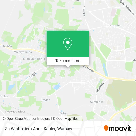 Za Wiatrakiem Anna Kapler map
