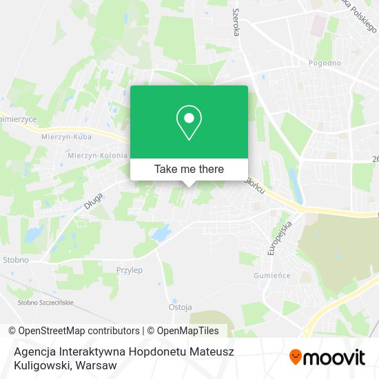 Agencja Interaktywna Hopdonetu Mateusz Kuligowski map