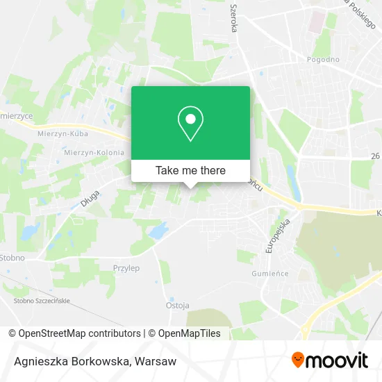 Agnieszka Borkowska map