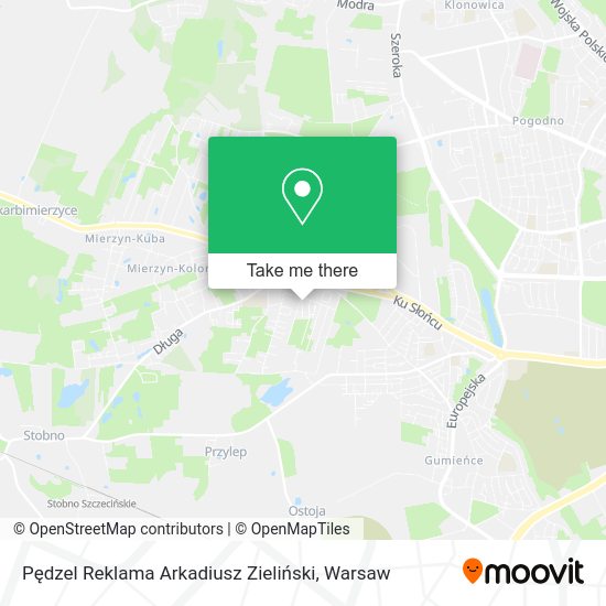 Pędzel Reklama Arkadiusz Zieliński map