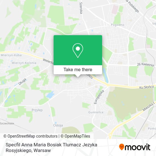 Specfil Anna Maria Bosiak Tlumacz Jezyka Rosyjskiego map