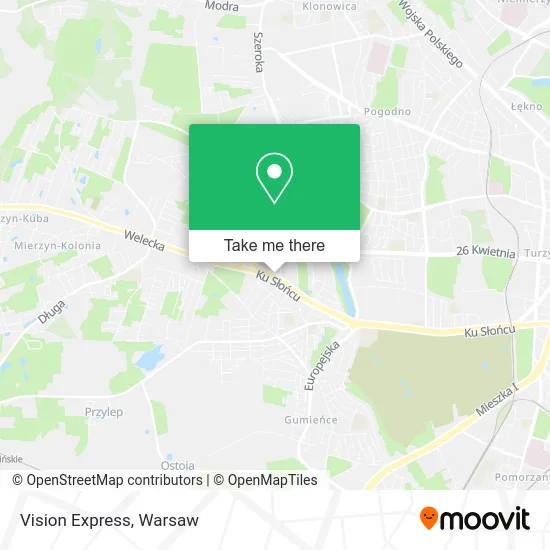 Vision Express map
