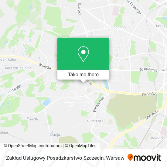 Карта Zakład Usługowy Posadzkarstwo Szczecin