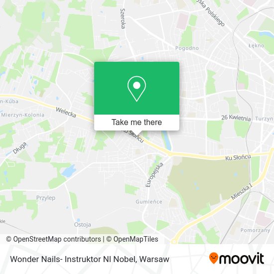 Wonder Nails- Instruktor Nl Nobel map