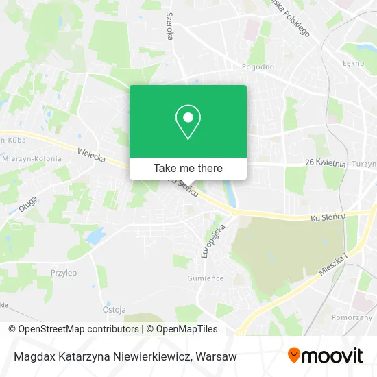 Карта Magdax Katarzyna Niewierkiewicz