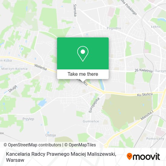 Kancelaria Radcy Prawnego Maciej Maliszewski map