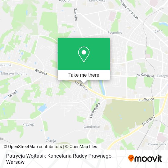 Patrycja Wojtasik Kancelaria Radcy Prawnego map