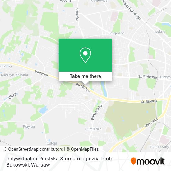 Indywidualna Praktyka Stomatologiczna Piotr Bukowski map