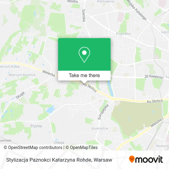 Карта Stylizacja Paznokci Katarzyna Rohde