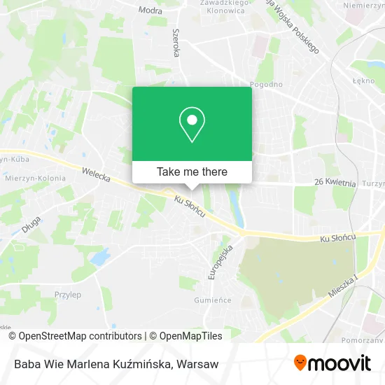 Baba Wie Marlena Kuźmińska map