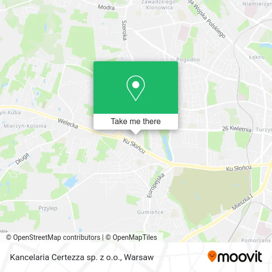 Карта Kancelaria Certezza sp. z o.o.