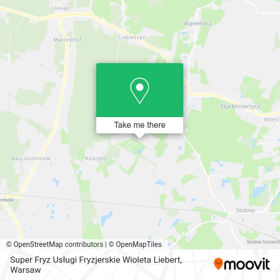 Super Fryz Usługi Fryzjerskie Wioleta Liebert map