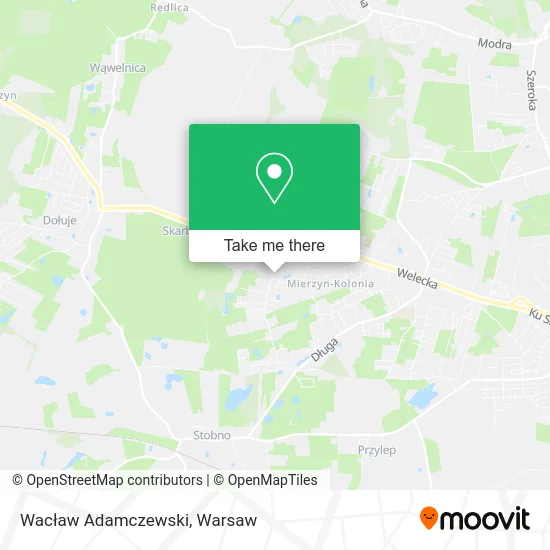 Wacław Adamczewski map