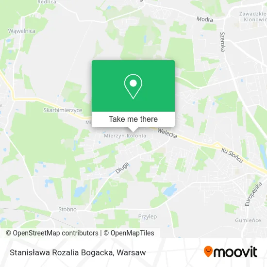 Stanisława Rozalia Bogacka map