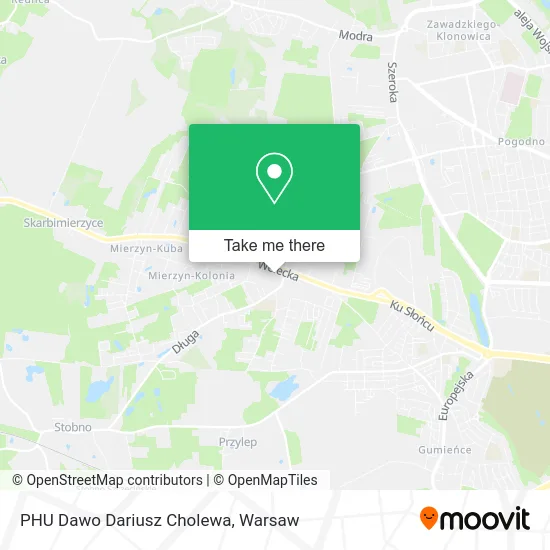 PHU Dawo Dariusz Cholewa map