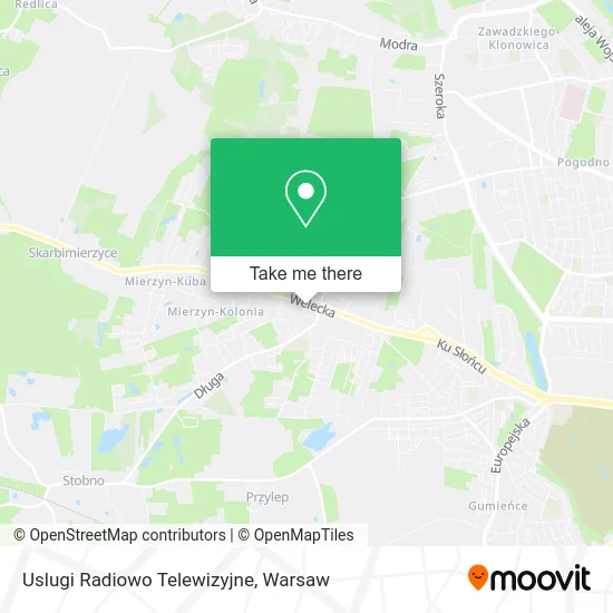 Uslugi Radiowo Telewizyjne map