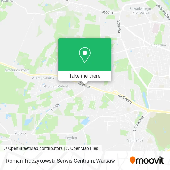 Карта Roman Traczykowski Serwis Centrum