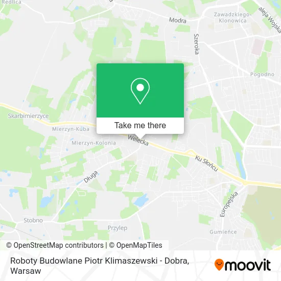 Roboty Budowlane Piotr Klimaszewski - Dobra map