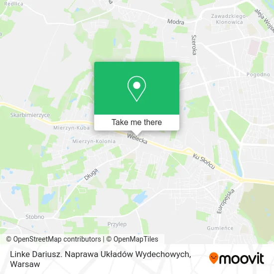 Linke Dariusz. Naprawa Układów Wydechowych map