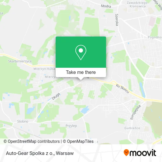 Auto-Gear Spolka z o. map