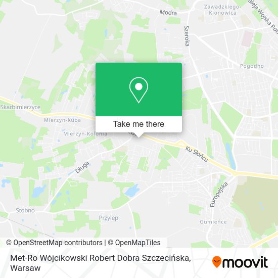 Met-Ro Wójcikowski Robert Dobra Szczecińska map