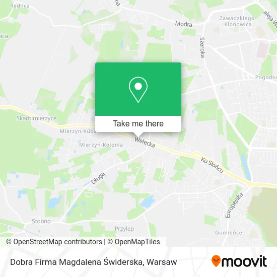 Dobra Firma Magdalena Świderska map