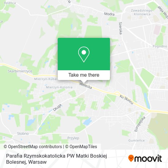 Parafia Rzymskokatolicka PW Matki Boskiej Bolesnej map