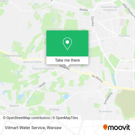 Карта Vilmart Water Service